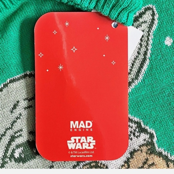 Disney 100 Star Wars Christmas
Sweater Grogu Baby Yoda Mandalorian
Winter Kids - Picture 2 of 8